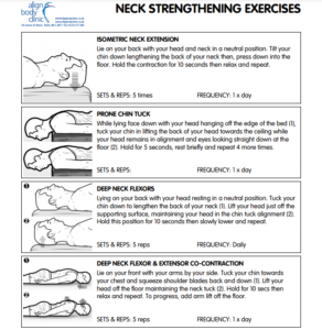 Exercises That Reduce Neck Pain Align Body Clinic